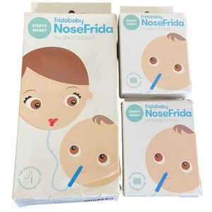 NoseFrida Fridababy SNOTSUCKER 1 Nosefrida & 43 Filters Nose Baby Care NEW